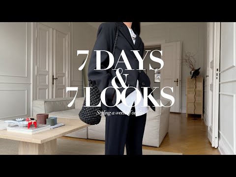 7 Days 7 Looks | Spring Outfit Ideas | "Minimal" Wardrobe