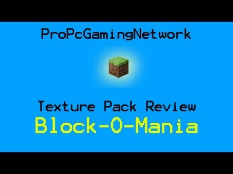 Minecraft Texture Pack Review part 09 - Block-O-Mania-Craft