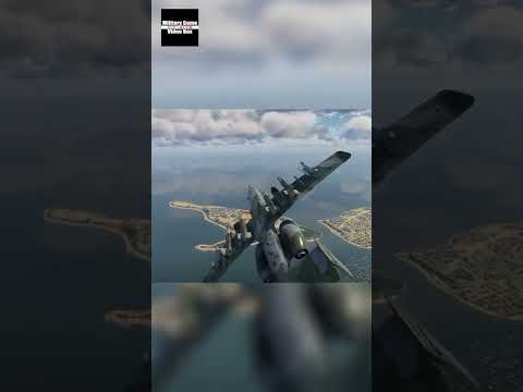 Warthunder@A-10 Thunderbolt II gun run(GAU-8 Avenger 30mm)  #Shorts