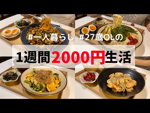 【夏野菜レシピ大公開】食費月1万円の1人暮らし夜ご飯