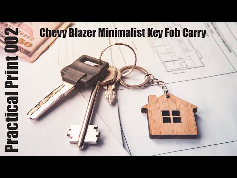 Chevy Blazer 3D Printed Key Fob Holder