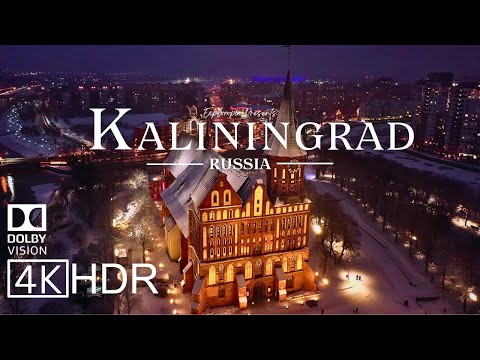 Kaliningrad, Russia 🇷🇺 in 4K HDR ULTRA HD 60 FPS Dolby Vision™ Drone Video