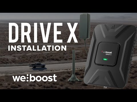 Drive X – Quick and Easy Tool-free Installation | weBoost