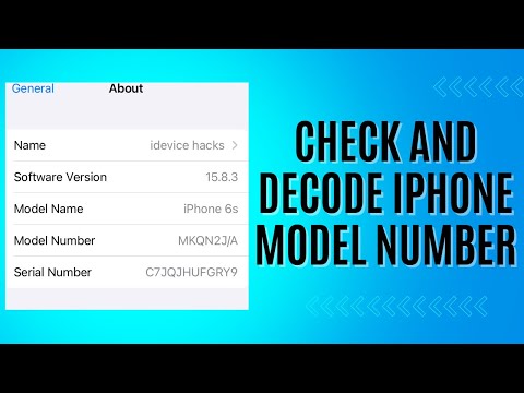 How To Check & Decode iPhone Model Number - Find Manufactured Country