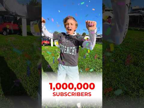 1,000,000 Subscribers on my channel!!