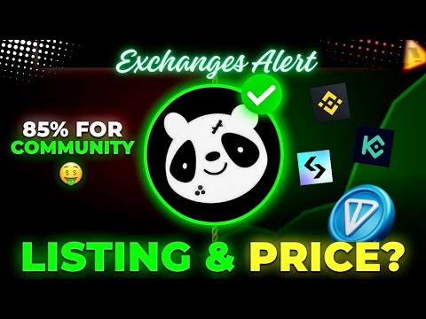 Pandas Airdrop Listing Price 🌟| Pandas Airdrop New Update |Pandas Airdrop listing Date & Exchange 🚨