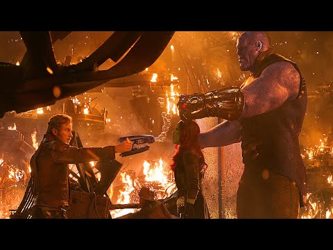 타노스 vs 가오갤 노웨어 전투 장면 | 어벤져스: 인피니티 워 (Avengers: Infinity war, 2018) [4K]