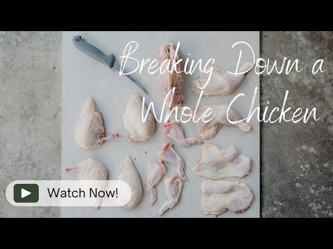 How to Cut Up a Whole Chicken | 10 Pieces | Uncomplicated Tutorial