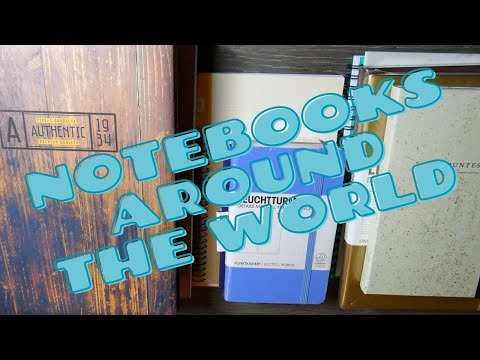 Notebooks From Around the World