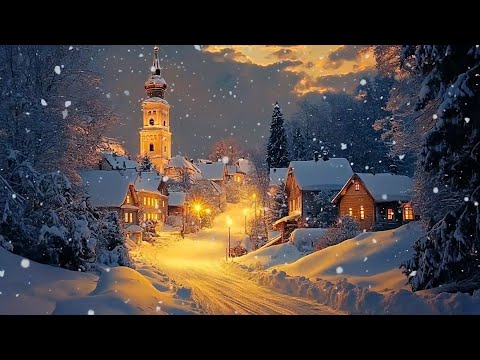 Small Medieval Village Heavy Snow | A Mix of the Best Celtic Music - Relaxing Music, Sleep Music