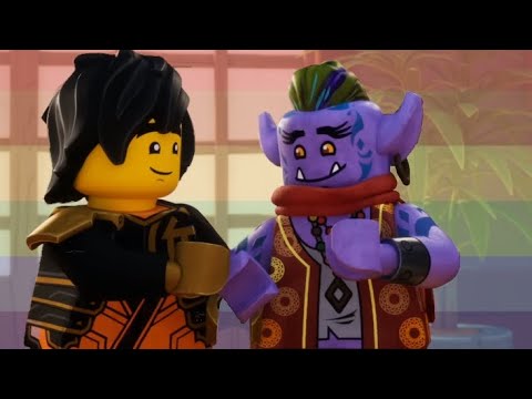 Ninjago Dragons Rising Cole And Geo Being Boyfriends For 2 Minutes Gay