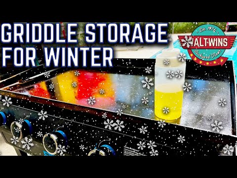 HOW TO PREPARE YOUR FLAT TOP GRIDDLE FOR WINTER STORAGE! BEST ADVICE FOR GRIDDLE STORAGE