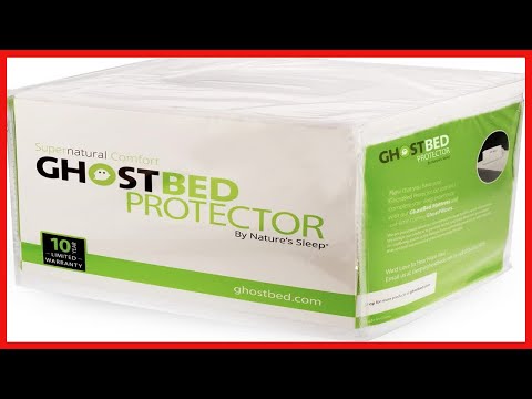 GhostBed Waterproof Mattress Protector & Cover - Noiseless, Lightweight, Breathable & Plastic-Free