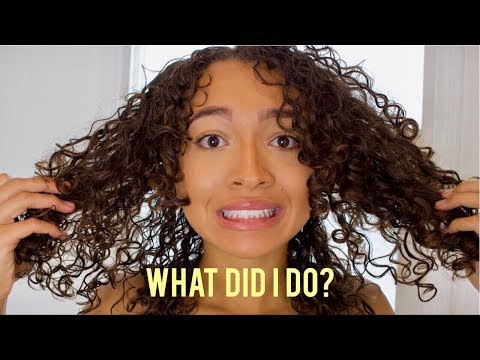 CURLY HAIR ROUTINE // MIXING ALL MY CURLY HAIR PRODUCTS TOGETHER