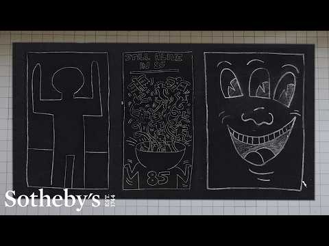 Keith Haring's New York City Subway Drawings at Sotheby's