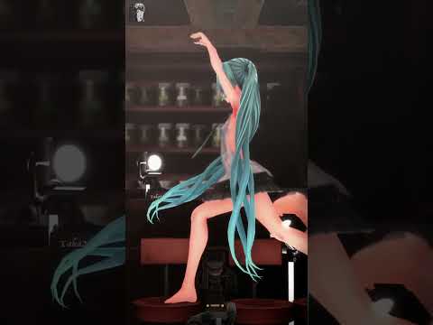 【1h耐久MMD】ミクさんの妖艶で奇怪な体操（縦長/portrait）（つみ式ミク）