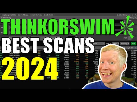 BEST ThinkorSwim Scanners for Finding Stocks to BUY in 2024