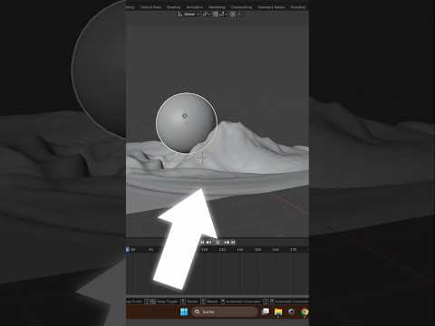 Blender Advent Calendar Day 13 | Simple Water Sim 💯 #blender #b3d #blender3d #tutorial #3dart