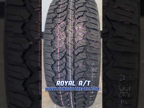 Conquer All Terrain: Dive into Royal Black's Royal A/T Tire Pattern! #canadatirepro #tires #calgary