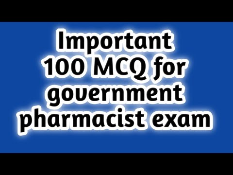 important MCQ for government pharmacist exam preparation#rrbpharmacistmcq#telanganapharmacist#dsssb