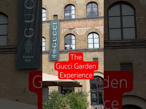 30 Seconds in Florence’s Most Luxurious Secret #italianfashion #luxuryshopping #guccigardenflorence