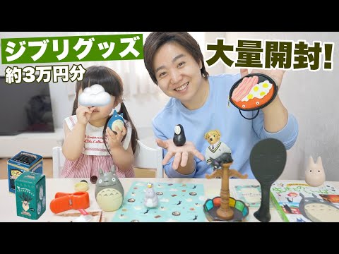 4歳の娘とジブリグッズを爆買い！激かわな購入品を大量開封✨