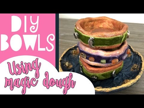 ✽ DIY: bowls using salt dough ☾