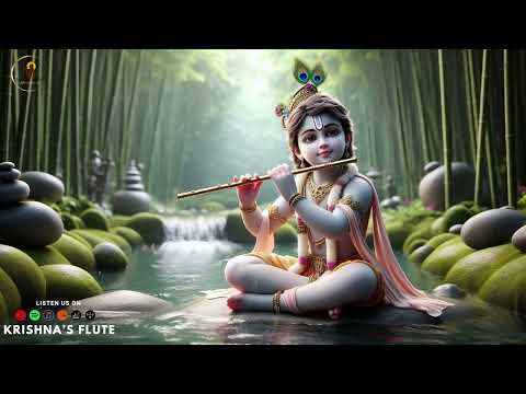 Krishna Flute Relaxing Music || (बांसुरी)Flute Meditation Positive Energy, Morning Flute Music