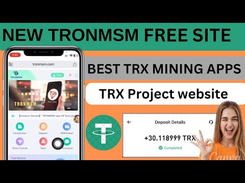 New TRONMSM  Mining site | Best trusted Earning Website | Longtime trusted income trx site