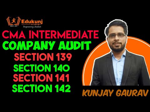 Company Audit Marathon Part-1 | CA/CMA Inter | Edukunj | Kunjay CMA