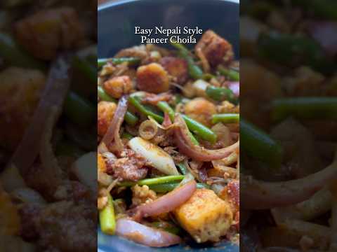 Dasain Special🎉 #Paneer Choila🧅🌶️ #easyquickrecipe #nepalifood #shorts