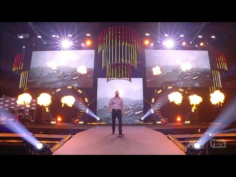 Wardlow entrance with pyro: AEW Dynamite, June 8, 2022