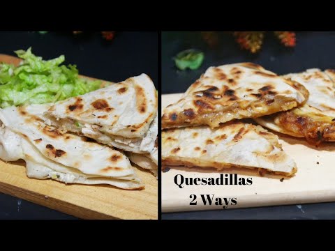 Quesadillas 2 Ways || Chicken Ranch || Chicken Barbeque Quesadillas || Asheescookbook