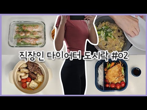 [ENG SUB][직장인 다이어터 도시락 #02] 다이어트 브이로그, 도시락, 식단, Diet Vlog