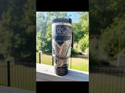 Celebrate Independence Day with 'We The People' Tumbler Engraving 🦅