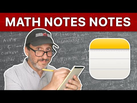 34 Notes About Math Notes