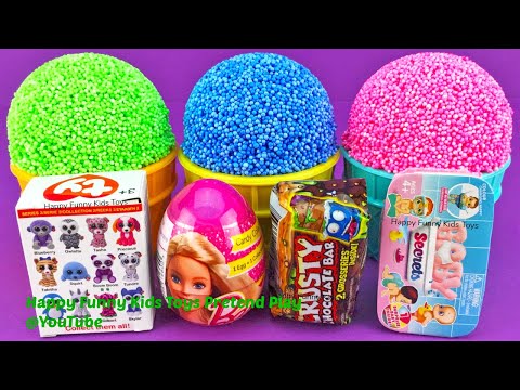 Play Foam Cups Surprise Toys LOL Chupa Chups Star Wars Barbie Surprise Eggs