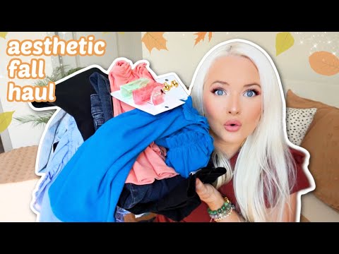 HUGE *aesthetic* FALL TRY-ON HAUL!