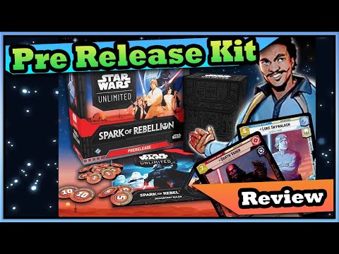 In depth look at Star Wars Unlimited Pre-Release Kit.