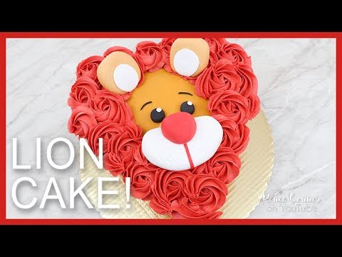 King of Hearts Lion Cake | Renee Conner