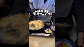 総重量2kg 絶壁のカツ丼