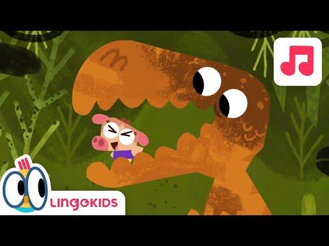 COWY'S T-REX SONG 🦖🎶 | Nursery Rhymes | Lingokids