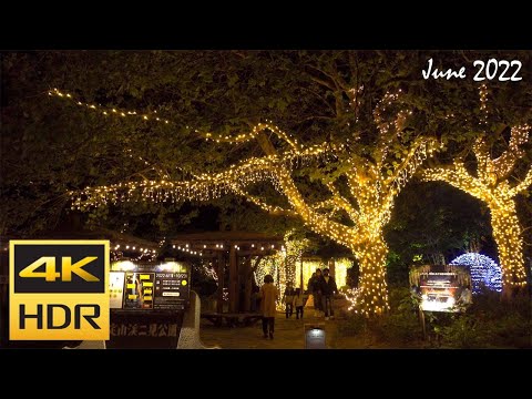 [4K HDR] 定山渓温泉 ネイチャールミナリエ散策 - 札幌 / Strolling in NATURE LUMINARIE at Jozankei Onsen (Hokkaido, Japan)