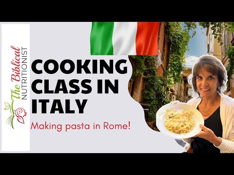 How To Make Homemade Pasta From Scratch | Cooking Class In Rome, Italy