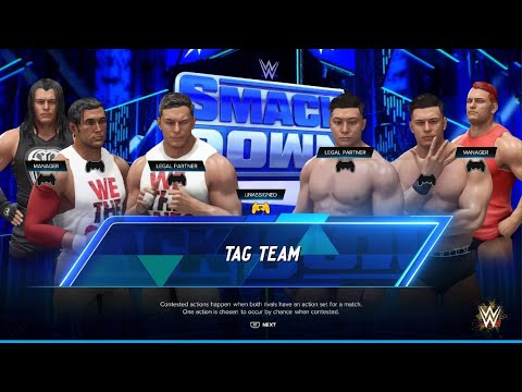 AWA knockdown live WWE 2K24: The Bloodline vs Imperium