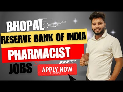 Recruitment as Pharmacist at Reserve Bank of India || Pharma Jobs at RBI 2024 ||Pharmacist Vacancy