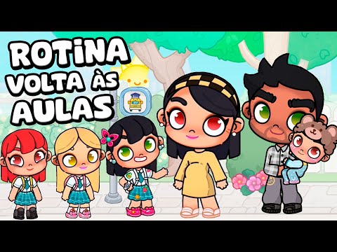 ROTINA VOLTA ÀS AULAS | AVATAR WORLD ROTINAS e HISTÓRIAS