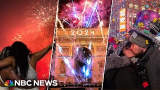 Watch New Year's 2024 celebrations from around the world