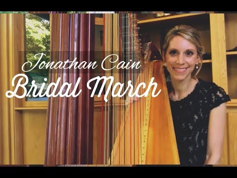 Jonathan Cain Bridal March, harp wedding music ~ Tiffany Envid, Harpist