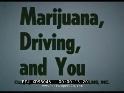 “ MARIJUANA, DRIVING, AND YOU ” 1980s ANTI-DRUG, ANTI-ALCOHOLISM EDUCATIONAL FILM  XD96045